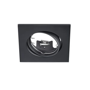 TRIO enojna kvadratna vgradna svetilka Jura 1xGU10, FI: 68mm BREZ VIRA