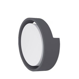 Braytron stenska svetilka WALLS, 12W, 1140LM, 3000K, Antracit